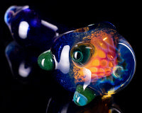 Catfish Cobalt Honeycomb Frit Pipe
