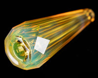 Kid Glass Faceted Northstar Yellow Hitter