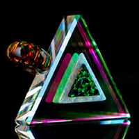 Triad Triangle Dichro Refractor Pendant