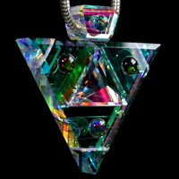 Flux Dichro Triangle Pendant