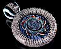 Global Glassworks DNA Cane Mille Pendant