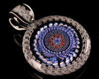 Global Glassworks UV DNA Cane Mille Pendant