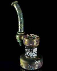 Blasted Skull & Flames Bubbler