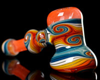 Mitchell Glass Ghost Orange Linework Hammer
