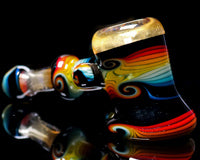 Mitchell Glass Golden Sparkle Linework Hammer