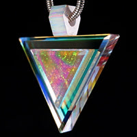 Tie Dye Dichropal Infinity Pendant