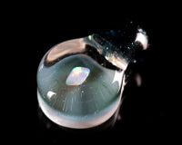 Lotus White Stardust Opal Pendant