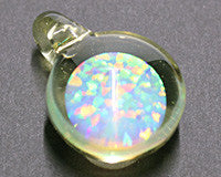 Empty Dish Serum Opal Pendant