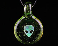 Empty Dish Alien Opal Pendant