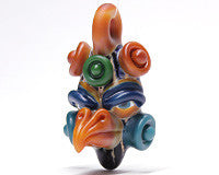 Creep Wood Grain Totem Bird Pendant