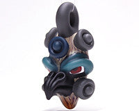 Creep Wood Grain Totem Bird Pendant