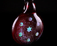 Subtl Red Elvis 7 Opal Metatron's Cube