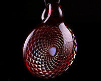 Subtl Red Elvis Dichro & Opal Pendant