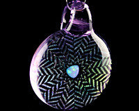 Subtl CFL Blurple Dichro & Opal Pendant