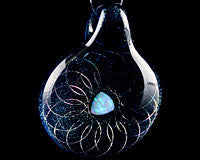 Subtl Stardust Dichro & Opal Pendant