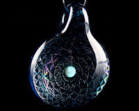 Subtl Stardust Dichro & Opal Pendant