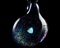 Subtl Stardust Dichro & Opal Pendant