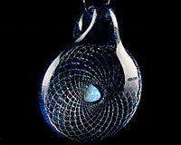 Subtl Stardust Dichro & Opal Pendant