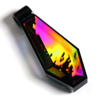 Faceted Nebula Dichro Teardrop Pendant