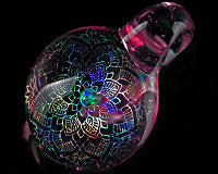 Subtl CFL Voodoo Dichro & Opal Pendant