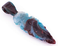 MB Flint Knapped Arrow Head Pendant