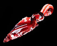 MB Flint Knapped Arrow Head Pendant