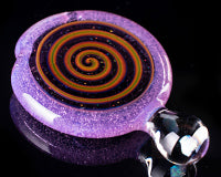 Alex Inwood Crushed Opal Spiral Pendant