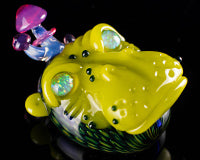 Crux + Firekist Snake Skin Hippo Pendant