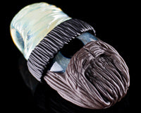 Junkie Glass Bearded Beanie Eye Pendant