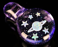 Empty Dish Saturn Opal Cluster Pendant
