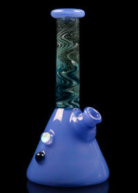 Crux Glass Blue Wig Wag Linework Tube