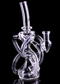 Liquid Glass Arts Hourglass Recycler