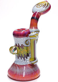 Mitchell Glass Wig Wag Bubbler