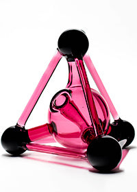 Kid Glass Gold Ruby Tetrahedron Rig