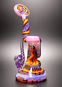 Pink Slyme Fire Crux Bubbler