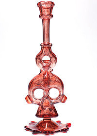 Red Plasma Skull Perc Rig