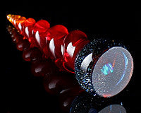 Pomegranate over Tangello Drill Dabber