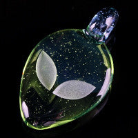 Blasted Alien Head Pendant